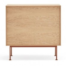 Cómoda Yoko 4 Cajones Roble/Teja