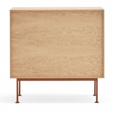 Cómoda Yoko 4 Cajones Roble/Teja