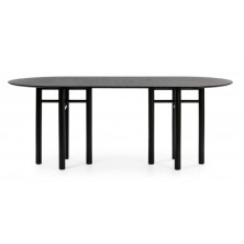 Mesa Comedor Junco Negro 200x100 cm