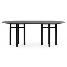 Mesa Comedor Junco Negro 200x100 cm