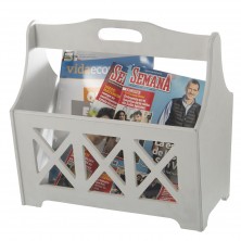 Revistero Madera Decapé 40 cm