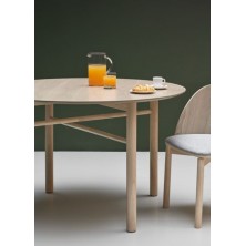 Mesa Comedor Junco Fresno Natural 120 cm