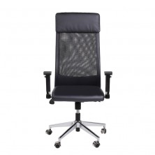 Sillón Giratorio Airflow Ecopiel Negro