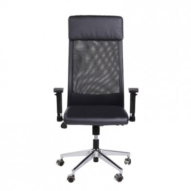 Sillón Giratorio Airflow Ecopiel Negro