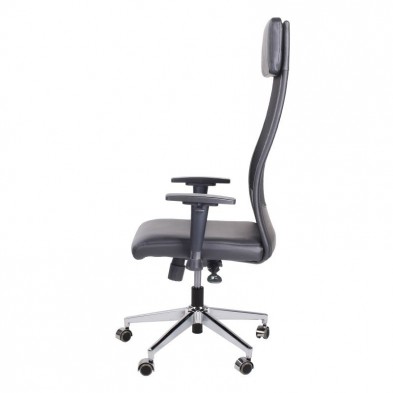 Sillón Giratorio Airflow Ecopiel Negro