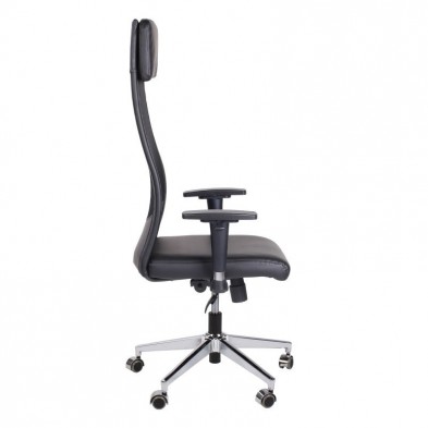 Sillón Giratorio Airflow Ecopiel Negro