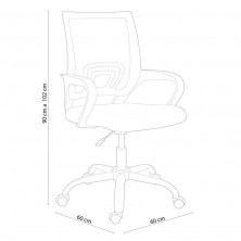 Silla Giratoria Vita Gris