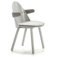 Pack de 2 Sillas Comedor Uma Gris Claro