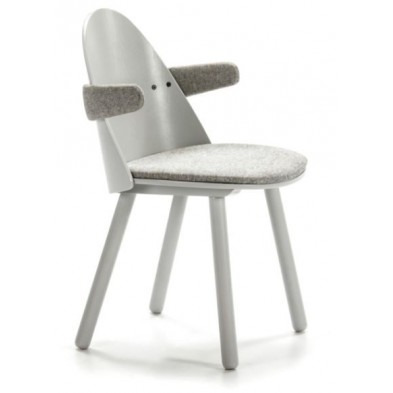 Pack de 2 Sillas Comedor Uma Gris Claro Pack de 2 Sillas Comedor Uma Gris Claro