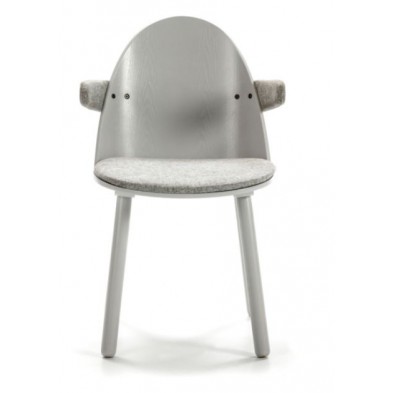 Pack de 2 Sillas Comedor Uma Gris Claro Pack de 2 Sillas Comedor Uma Gris Claro
