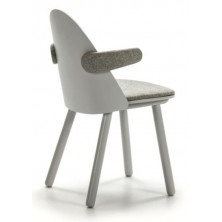 Pack de 2 Sillas Comedor Uma Gris Claro