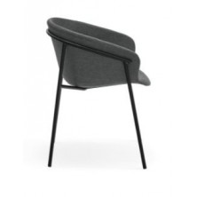 Pack de 2 Sillas Comedor Hug Gris Oscuro