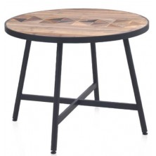 Mesa Comedor Redonda Madera Fresno 100cm