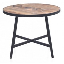 Mesa Comedor Redonda Madera Fresno 100cm