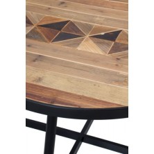 Mesa Comedor Redonda Madera Fresno 100cm