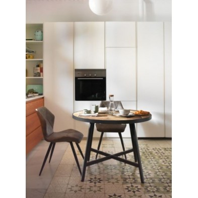 Mesa Comedor Redonda Madera Fresno 100cm Mesa Comedor Redonda Madera Fresno 100cm