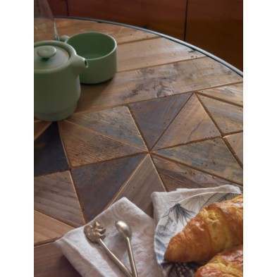 Mesa Comedor Redonda Madera Fresno 100cm Mesa Comedor Redonda Madera Fresno 100cm