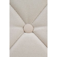 Sillón Giratorio Tapizado Beige