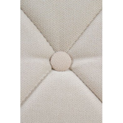 Sillón Giratorio Tapizado Beige