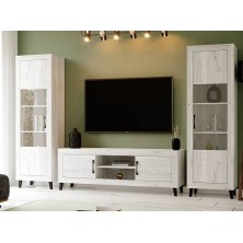 Composición de Salón Niza Artic-Negro 300 cm