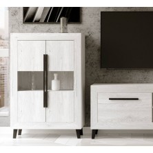 Composición de Salón Niza Artic-Negro 280 cm