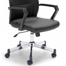 Sillón Oficina Bombay Ecopiel Negro