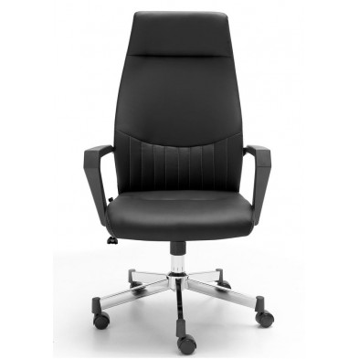 Sillón Oficina Bombay Ecopiel Negro