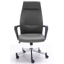 Sillón Oficina Bombay Ecopiel Gris