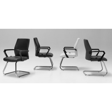 Sillón Oficina Kum Ecopiel Gris