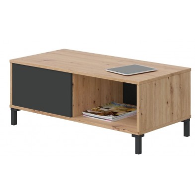 Mesa Centro Urban Plus Roble/Gris Antracita