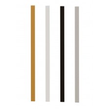 Vitrina 1 Puerta Niza Roble Tirador Lineal 60x190x42 cm