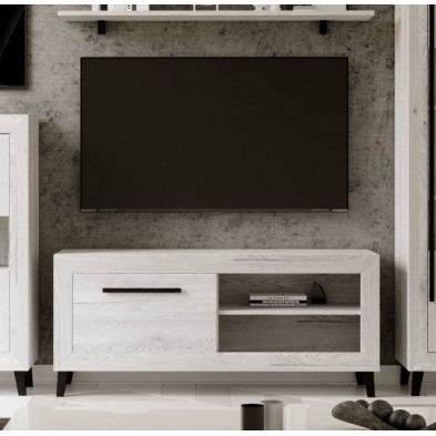 Mueble TV Niza Artik 140 CM. Tirador Lineal