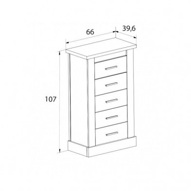 Dormitorio Juvenil Chellen Cambria-Blanco