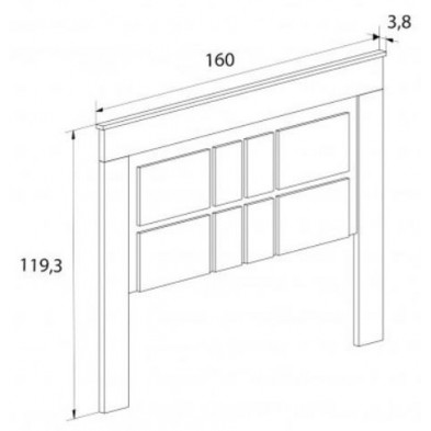 Dormitorio Matrimonio Chellen Cambria-Blanco