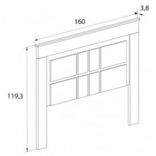 Dormitorio Matrimonio Chellen Cañón con Sinfonier