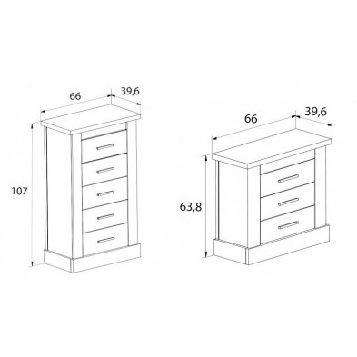 Dormitorio Matrimonio Chellen Cañón con Sinfonier