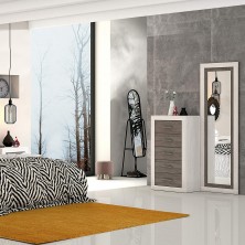 Espejo Mural Lara Andersen Pino Gris
