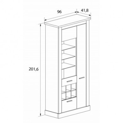 Composición salón Chellén 3 Cañón 231 cm.