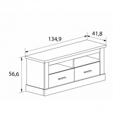 Composición salón Chellén 3 Cañón 231 cm.