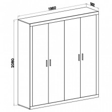 Armario Cuatro Puertas Lara