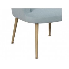 Butaca Indo Azul Cielo Patas Madera