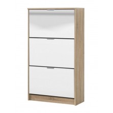 Zapatero Hugo Roble Sonoma/Espejo - Varias Medidas