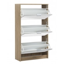 Zapatero Hugo Roble Sonoma/Espejo - Varias Medidas