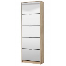 Zapatero Hugo Roble Sonoma/Espejo - Varias Medidas