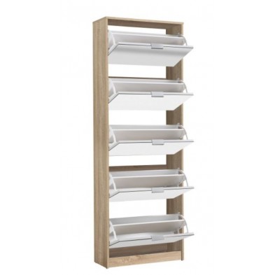 Zapatero Hugo Roble Sonoma/Espejo - Varias Medidas