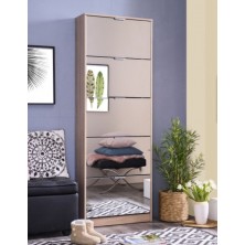 Zapatero Hugo Roble Sonoma/Espejo - Varias Medidas