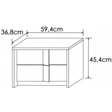 Mesita 2 Cajones Merlin Andersen-Roble
