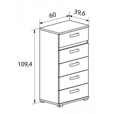 Sinfonier Priego 5 Cajones