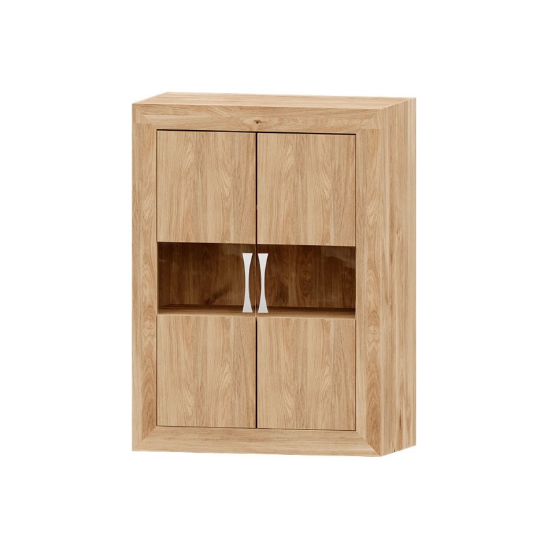 Bodeguero Niza Roble Roble Tirador Standar 80x120x42 cm