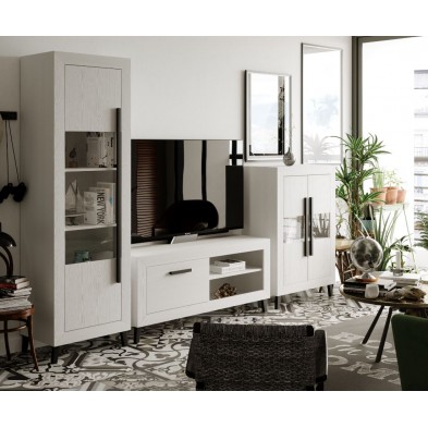 Composición de Salón Niza Artic-Negro 280 cm